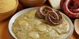 Typical food of Garda Lake