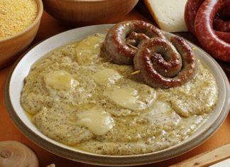 Typical food of Garda Lake