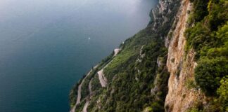 The Forra road of Garda Lake Strada della Forra Garda