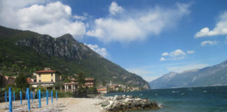 The beaches of Gargnano Spiagge a Gargnano