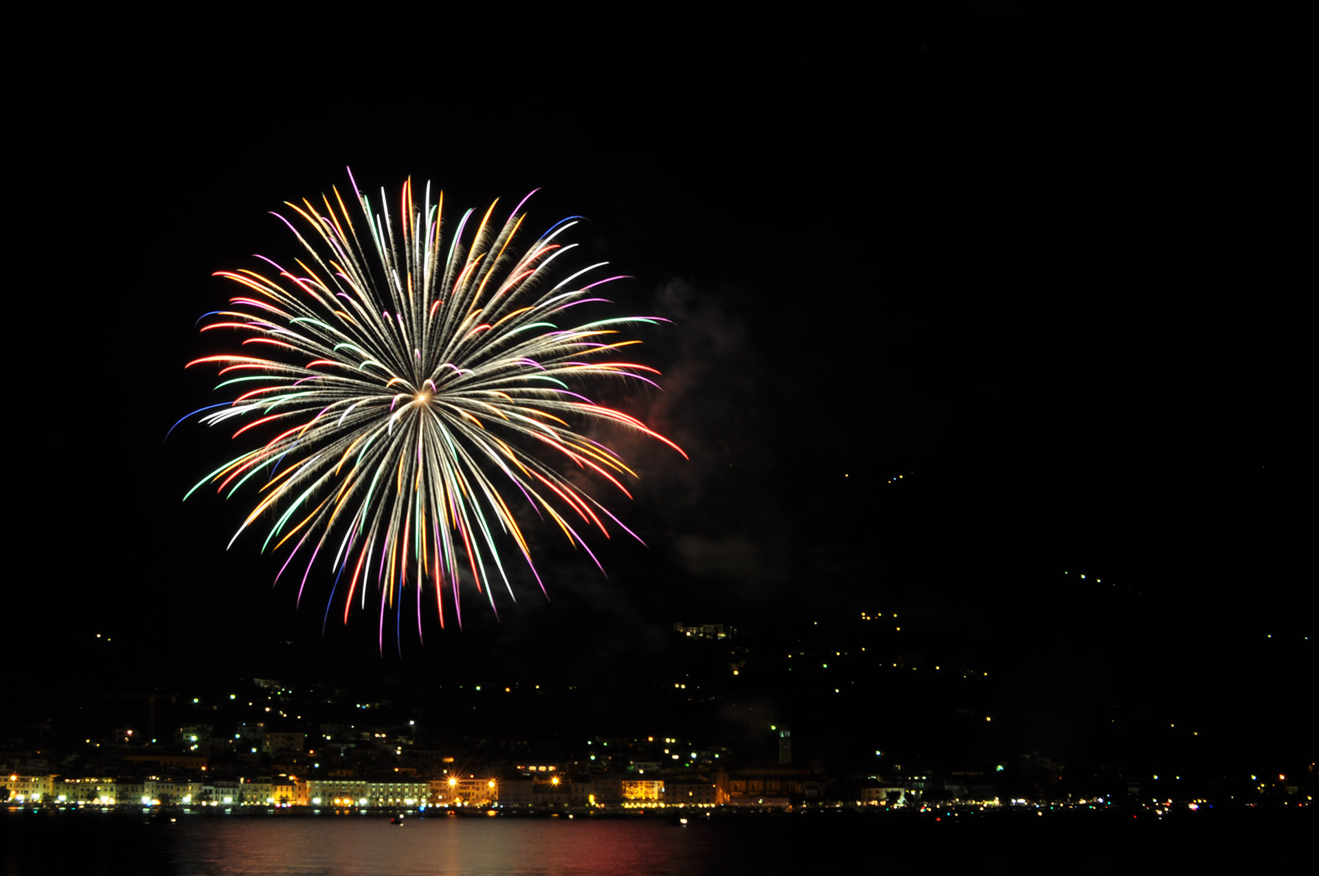 Fuochi d'artificio e fumogeni, Mazzano Brescia Lago di Garda